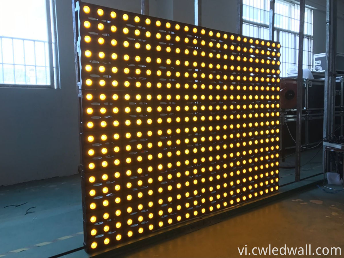 36*3w led matrix disco wall stage
